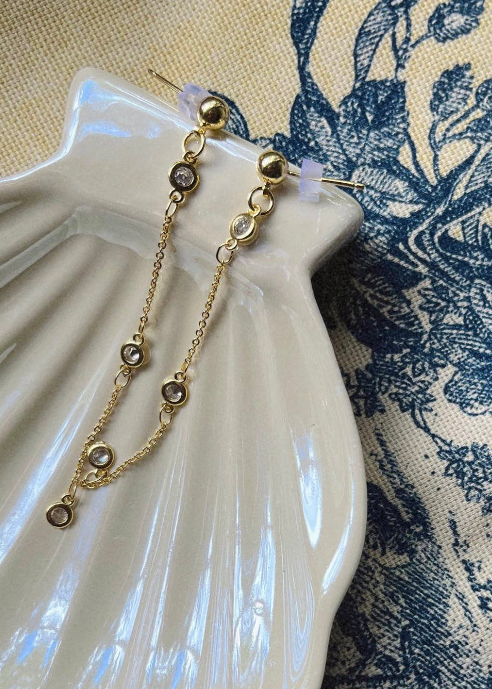 The Diamond Drop Earrings
